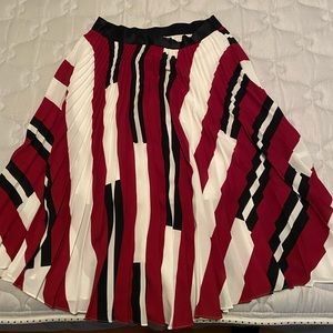 Express Ruffle Midi Skirt